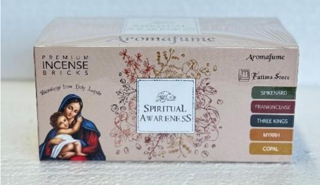 Holy Land Aroma Fume – Incense Bricks & Burner (Spikenard, Frankincense, Myrrh, Copal & Three Kings)