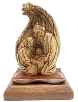 Olive Wood Nativity Scene Handmade Christmas Decor from Bethlehem