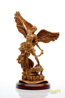 Large St. Michael The Archangel  Michael Defeating Satan Statue