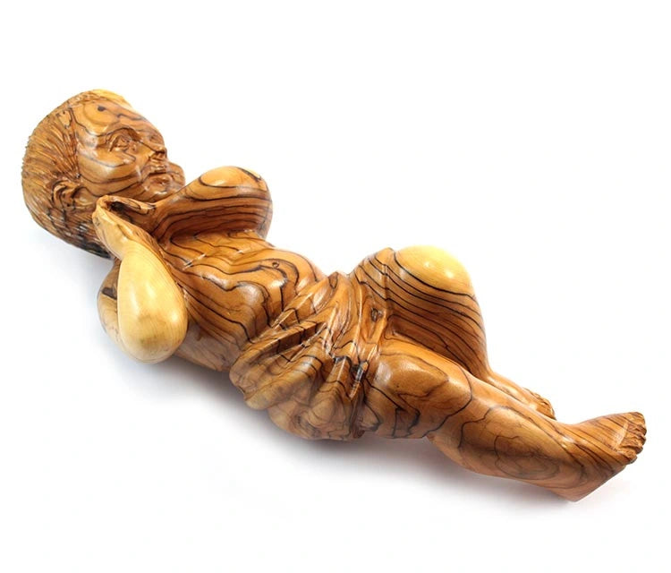 Olive-tree Wood Baby Jesus from holy land