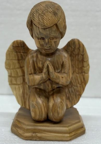 Praying Angel – Artistic Olive Wood Sculpture