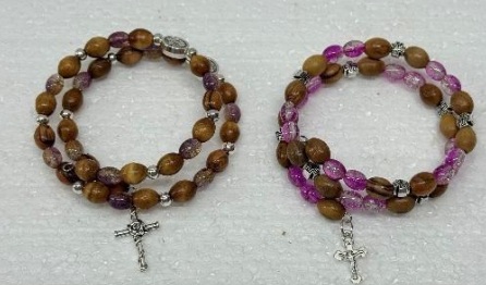 Olive Wood Bracelets – Multi-Color Spiritual Wristwear from the Holy Land