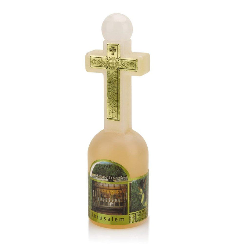 Holy land blessed oil from holy land Jerusalem (Between 120 ml)