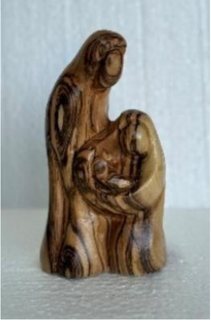 Holy Family Faceless – Olive Wood