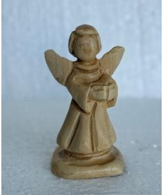 Olive Wood Angel – Hand-Carved Holy Land Statue