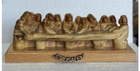 Last Supper – Hand-Carved Olive Wood Figurine