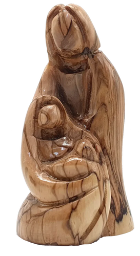 Olive Wood Holy Family Nativity Set Handcrafted from the Holy Land