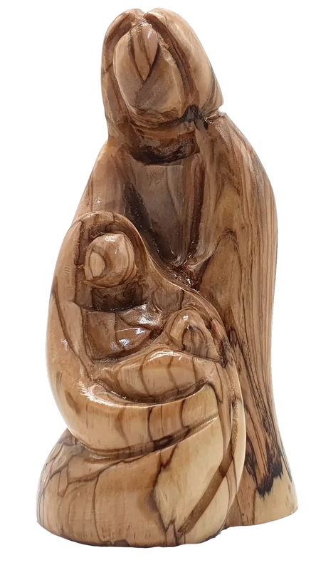Olive Wood Holy Family Nativity Set Handcrafted from the Holy Land