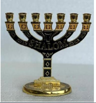Menorah Black – Shalom Design