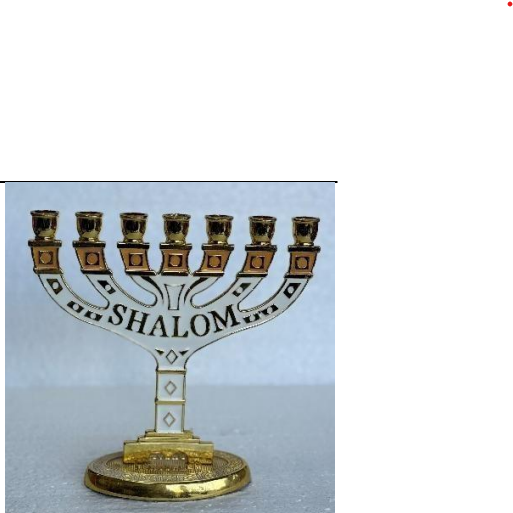 Menorah White – Shalom Design