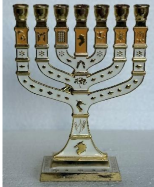Menorah White – Shalom Design