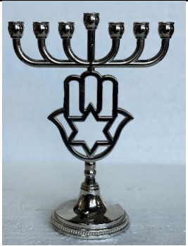 Menorah – Silver (Shalom)