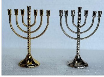 Menorah – Gold & Silver