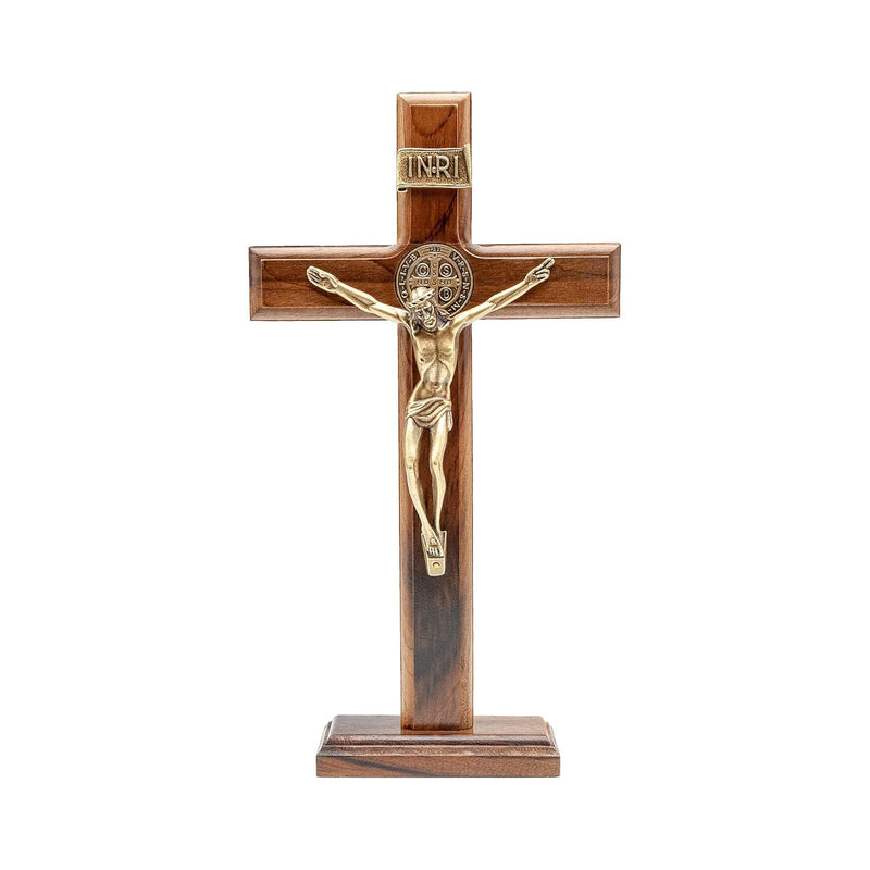 Intercession Wall and Table Wood Cross Crucifix