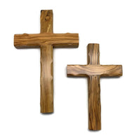 Olive Wood Wall Cross from Bethlehem, Wall Hanging Wooden Cross